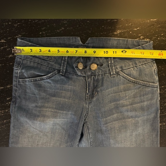 American Eagle Women’s Size 4 Low Rise Wide Leg Jeans - Picture 3 of 5